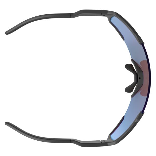 occhiali d sole Scott Shield Black Matt/Blue Chrome Amplifier
