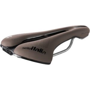 Selle italia -  Sella Flite Boost Gravel Superflow S Tel. In Ti 316 Fibra-tek Marrone