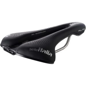 Selle italia -  Sella Max Flite Boost Gel Superflow L Tel. In Ti 316 Fibra-tek Nera