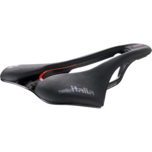 Selle italia -  Sella Slr Boost Kit Carbonio Superflow L Tel. In Carbon Fibra-tek Nera