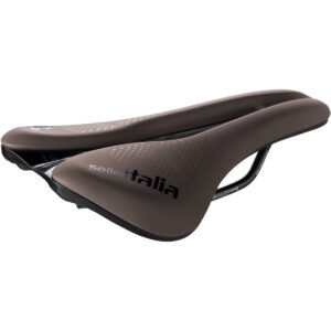 Selle italia -  Sella Novus Evo Boost Superflow Gravel Tm L Tel. In Manganese Soft-tek Marrone