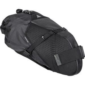 Topeak -  Borsa Sottosella Backloader X (10 L) Impermeabile Con Cinturini In Velcro Nera
