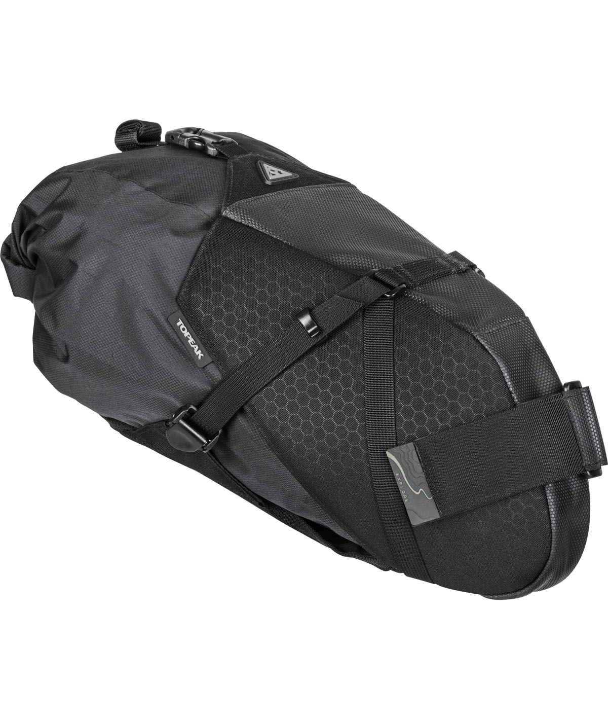 Topeak - Borsa Sottosella Backloader X (10 L) Impermeabile Con Cinturini In Velcro Nera