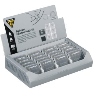 Topeak - 20 Pcs Glueless Flypaper Self-Culcanizing Patches Countertop Display