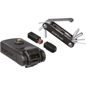 Topeak -  Ninja Master+ Toolbox T11 Con Chiave Multiuso Tubi 11 Combo Con Attacchi Ninja Master+ Cage/frame Mount