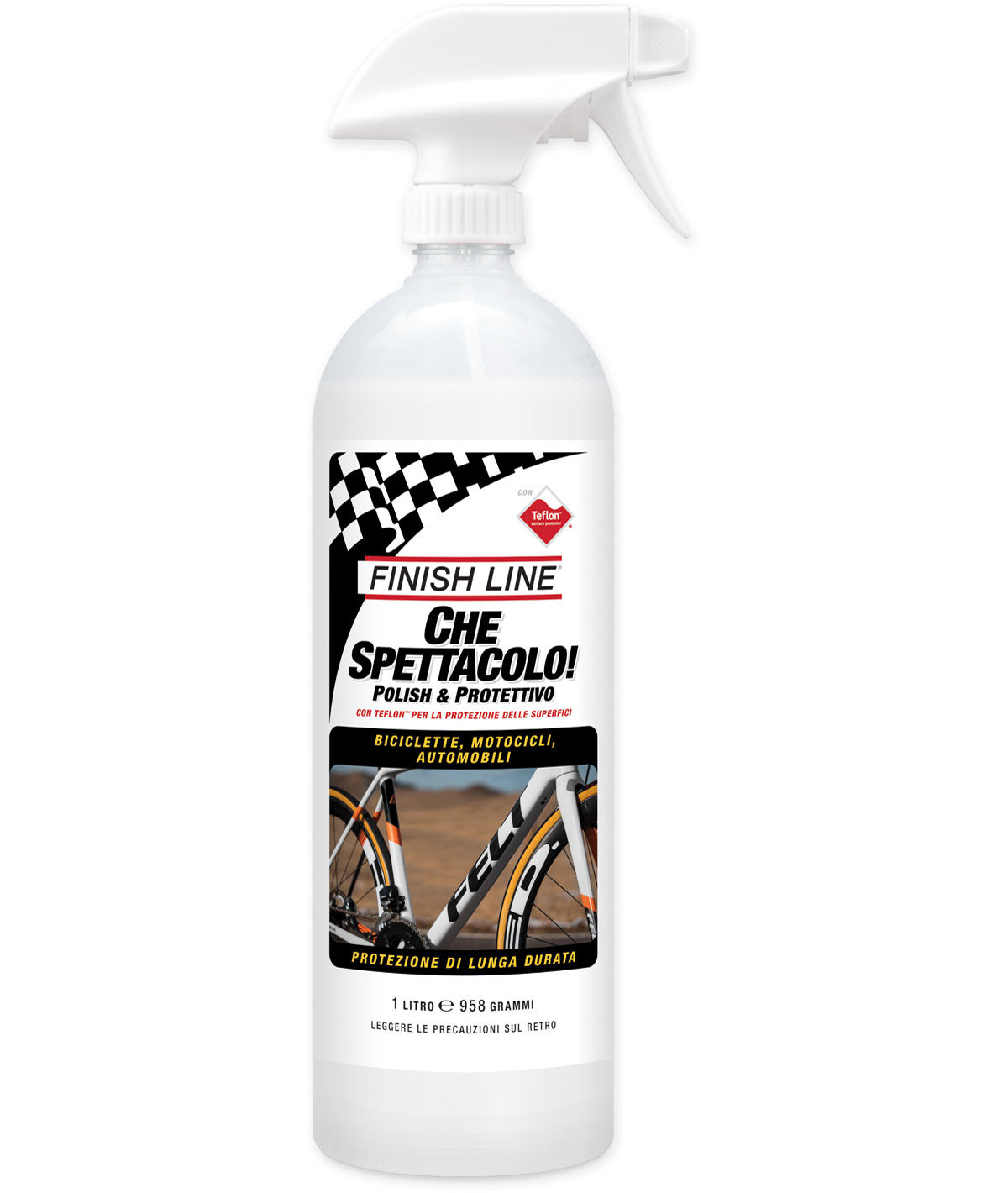 Finish line - Polish Che Spettacolo! Spray Bottiglia Con Spruzzatore 1lt